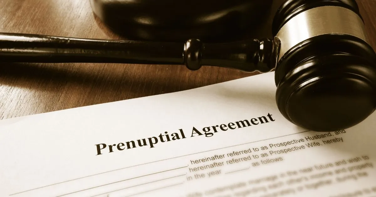 prenuptial agreement