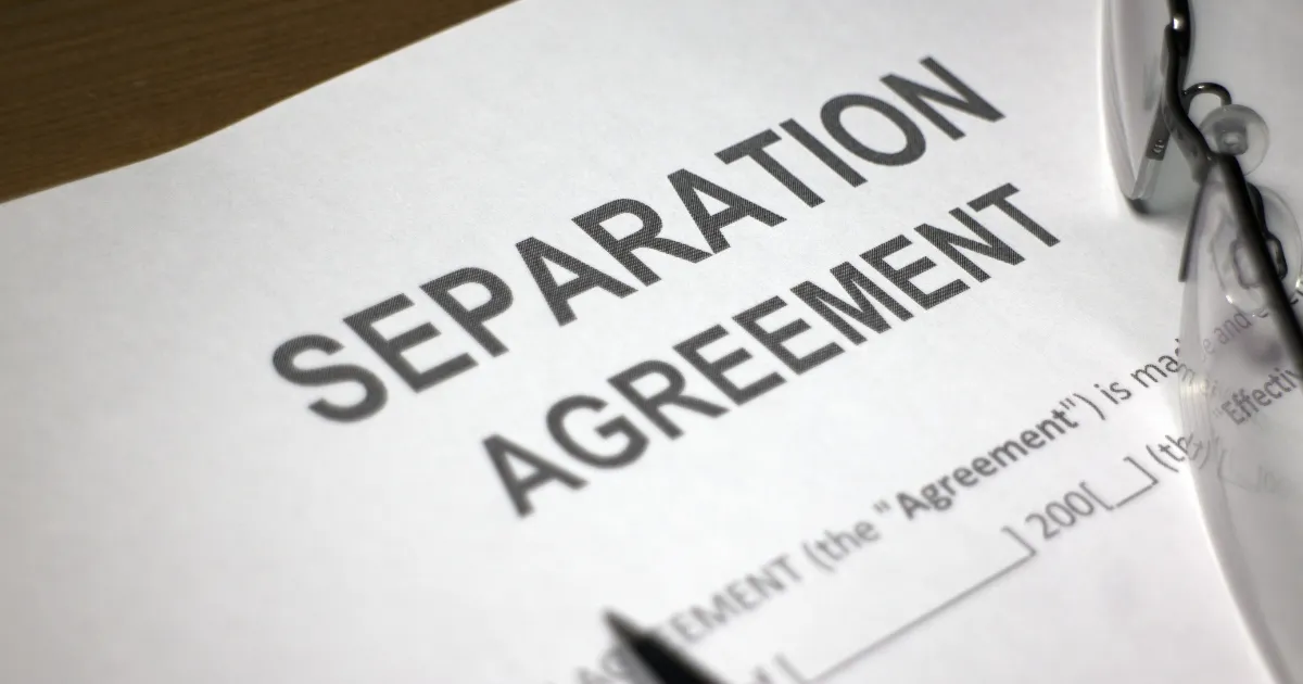 separation agreement